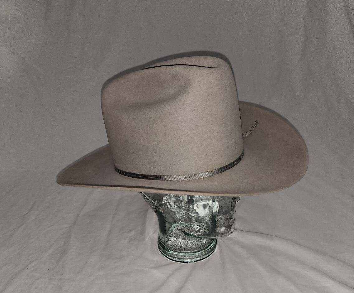 VINTAGE STETSON WESTERN COWBOY HAT 4X BEAVER SZ 7 - image 3