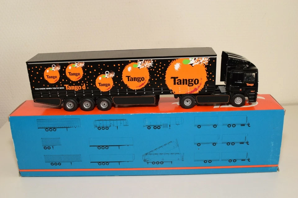 Camion tango A5 16 1:50 TEKNO ERF EC10 EC 10 AVEC REMORQUE EN PARFAIT ÉTAT - Photo 4/4