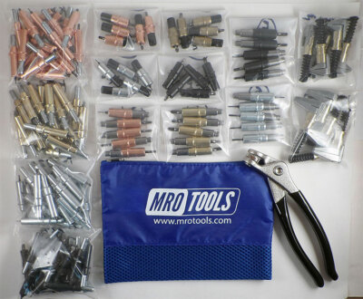 MRO TOOLS K1MSTR K-Series Master Cleco Sheet Metal Fastener Kit