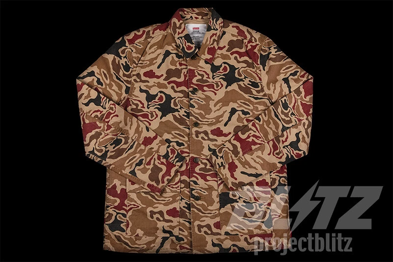 VESTE UTILITAIRE SUPREME ROUGE CAMO L SS13