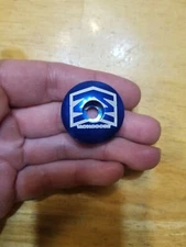 Mongoose BMX Repop Bicycle Headset Top Cap 1 1/8" Blue Stem Cap Bike Robinson