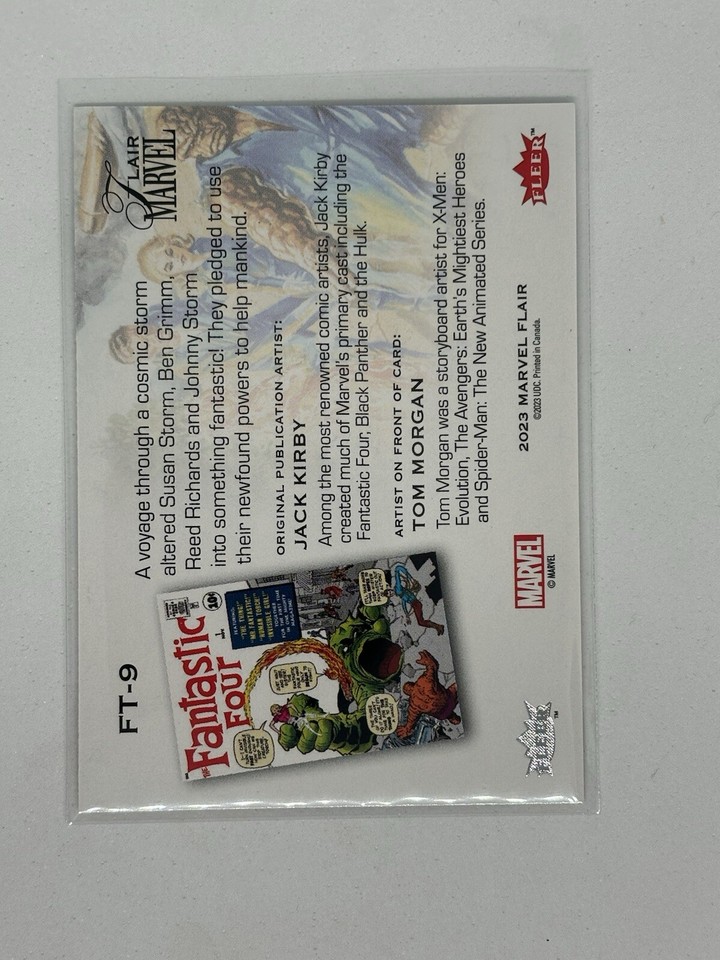 2023 FLAIR MARVEL FLAIRIUM Multisport FANTASTIC FOUR FT9 eBay