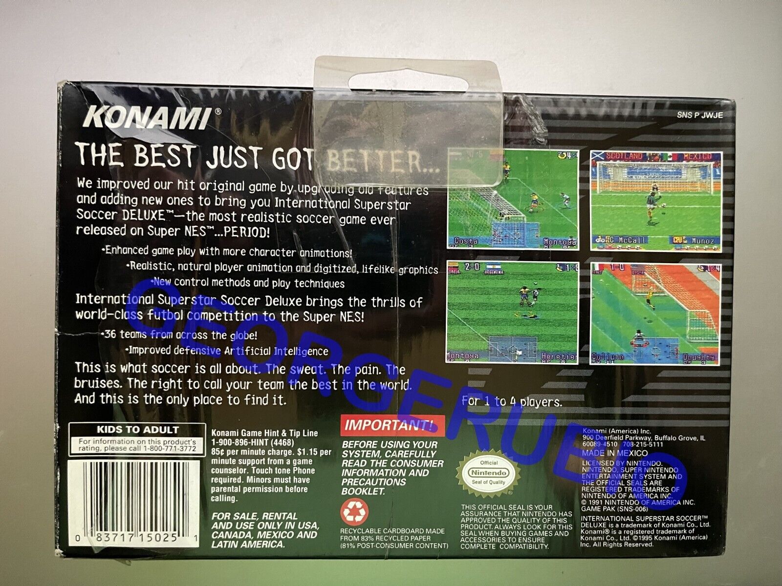 SNES Longplay [261] International Super Star Soccer 