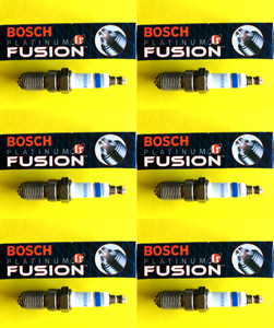 New Set Of 6 Bosch Platinum 4 Spark Plugs Car Truck Ignition