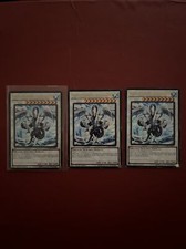 YUGIOH TRISHULA DRAGON OF THE ICE BARRIER DUDE-EN014 1ST ULTRA X3 NM