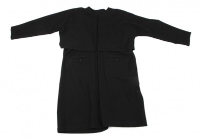 WORKSHOP Melton Zip-up Collarless Coat Size S-M(K-133375 WORKSHOP Melton Zip-up Collarless Coat Size S-M(K-133375