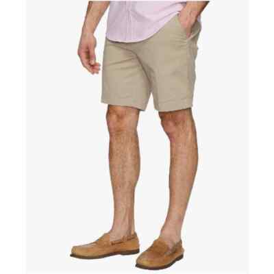 Men's cotton deck khaki shorts Nautica 1/2 inseam classic