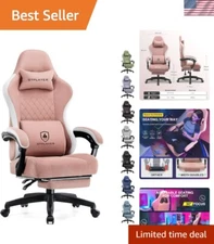 Luxury Ergonomic Chair with Adjustable Footrest, Lumbar Support & Pocket Springs