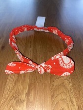 Disney Pixar Dziewczynka Czerwona / Pomarańczowa Opaska z węzłem z kokardą 9-12 miesięcy