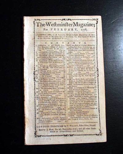 VERY RARE American Revolutionary War Era Political Cartoon PRINT 1778 Magazine - Picture 7 of 7