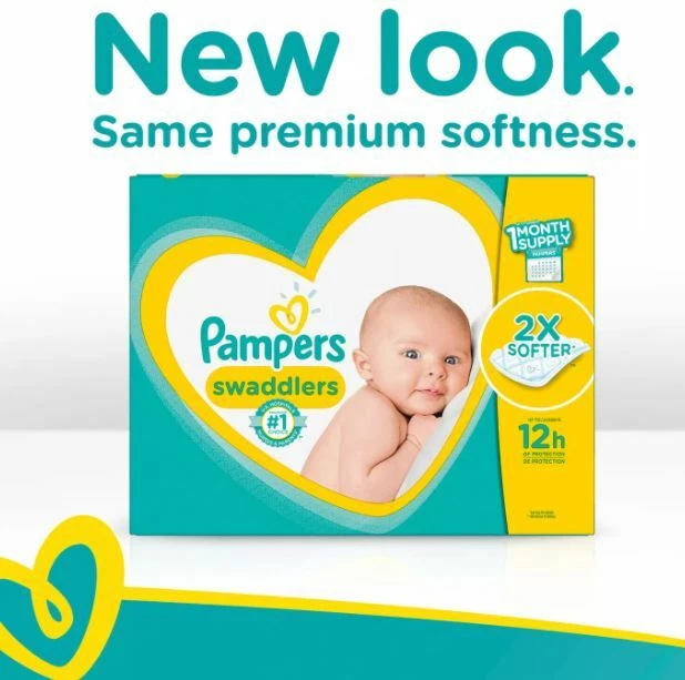  Pampers Swaddlers Disposable Baby Diapers, Size 4, One Month  Supply, 164 Count : Baby