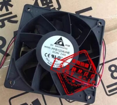 Delta PFB1224UHE 12038 DC24V 2.40A 12CM 2-Wire Inverter Cooling Fan | eBay