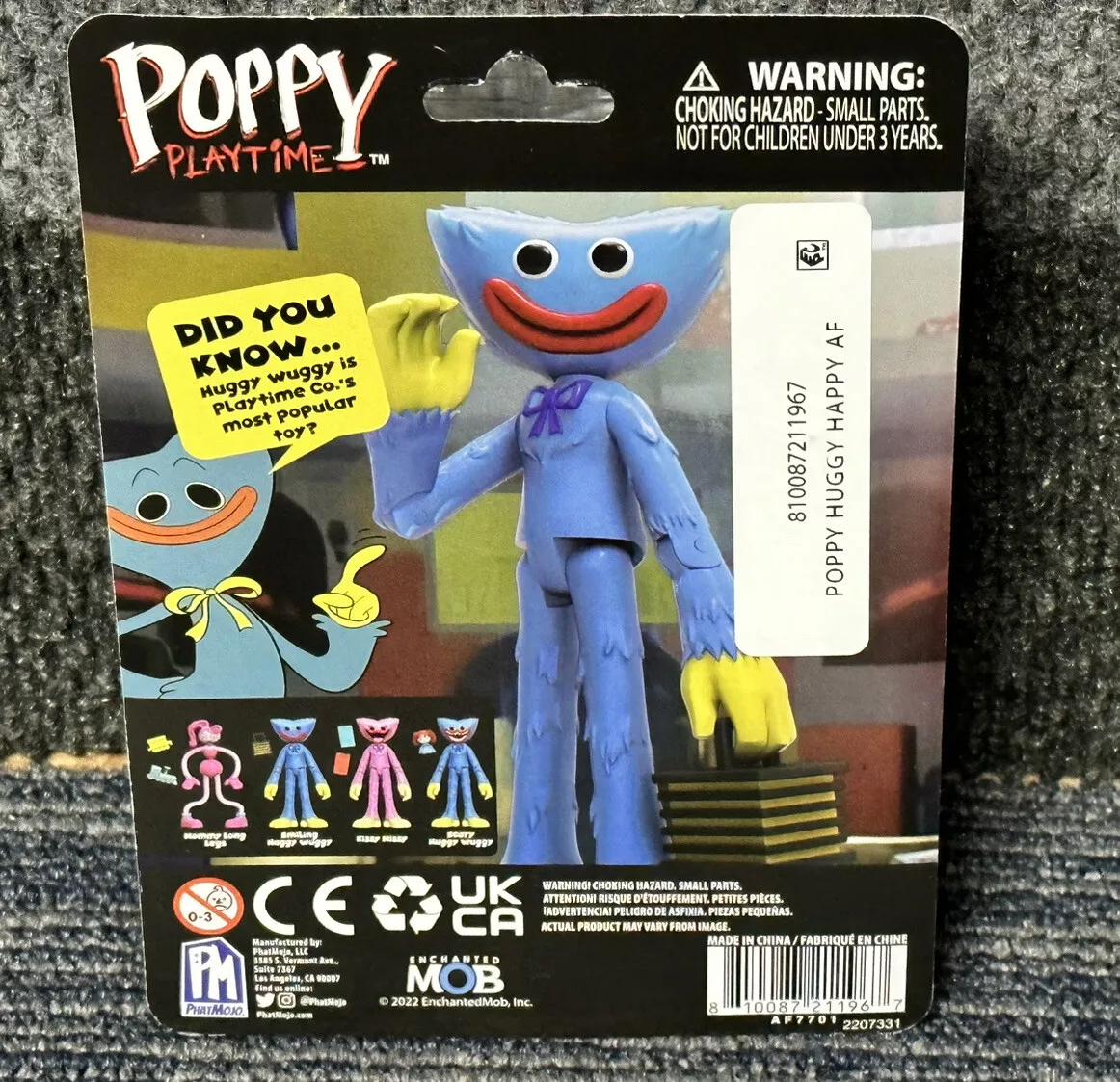 Poppy Playtime Action Figure - Huggy Wuggy