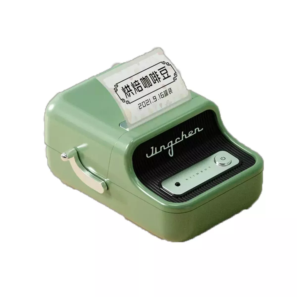 Green Portable Wireless USB BT Thermal Label Printer Maker Sticker w/RFID  E1R2