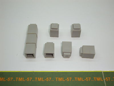 Éléments De Pont Jouef HO - Lot De 3 Pièces (réf. 2670 Ou 2673), Plastique Gris Foncé, Occasion