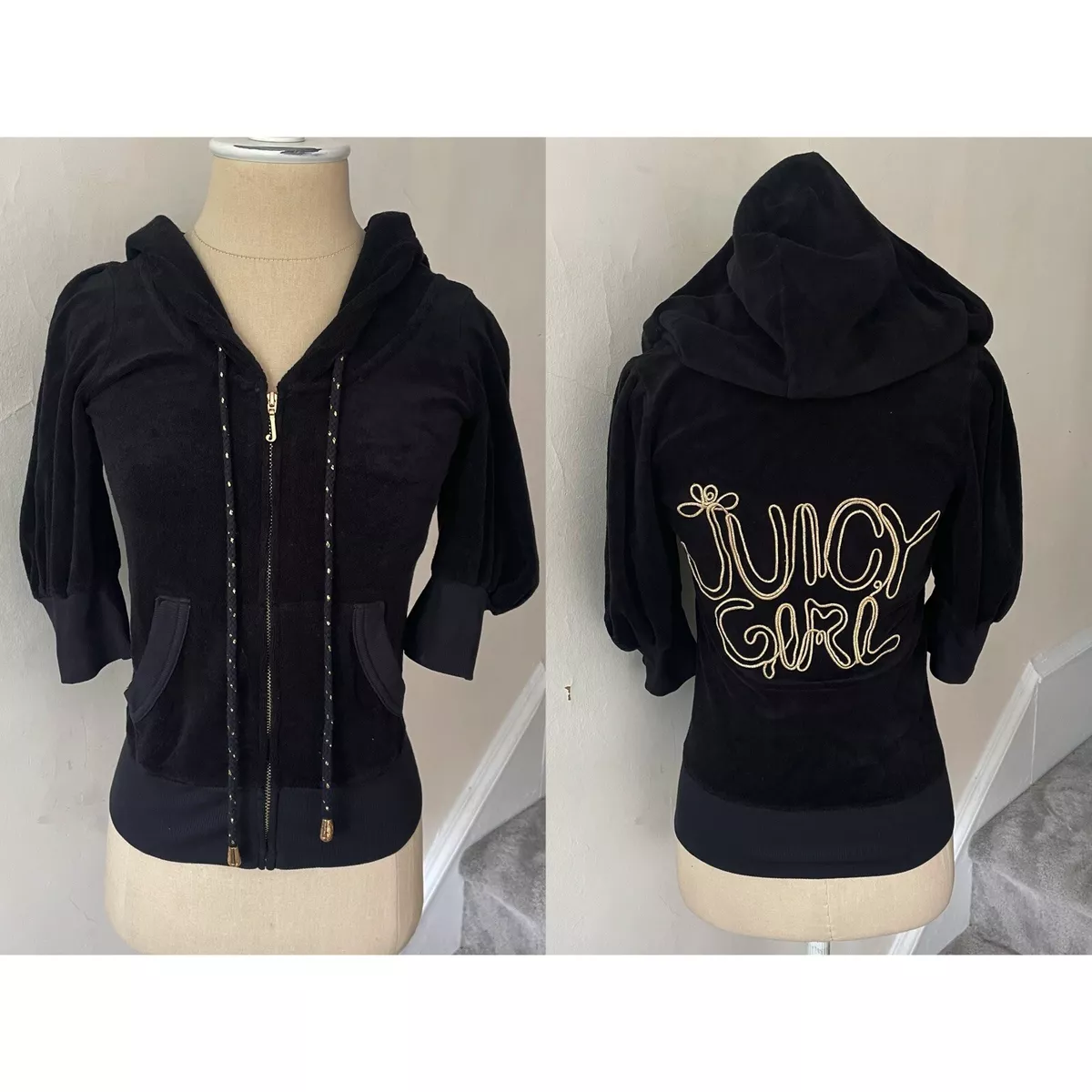 Couture black hoodie cheap