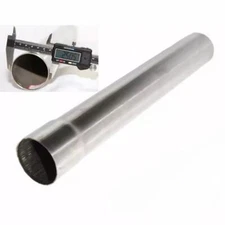 2.5" OD to 2.5" ID Tailpipe Extension 18" 201 SS Exhaust Pipe With Adapter
