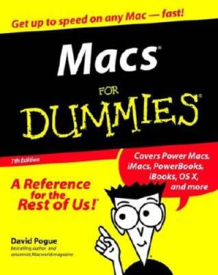 Macs For Dummies - Paperback By Pogue, David - VERY GOOD