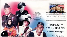 AO-2103, 1984, Hispanic Americans, Add-on Cachet, First Day Cover, Standard Post