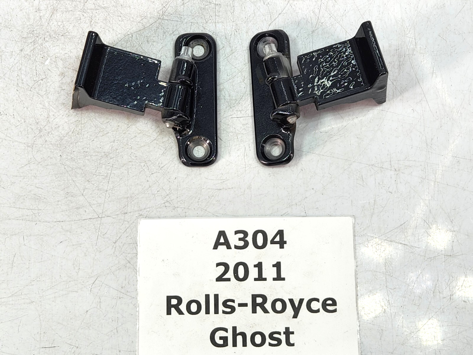 ✅ 10-14 OEM Rolls Royce Ghost RR4 Rear Right Passenger Side Door Hinge Gray SET