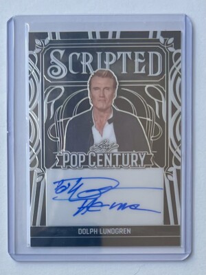 2024 Leaf Metal Pop Century DOLPH LUNDGREN Scripted He-Man Auto 1/1 SSP