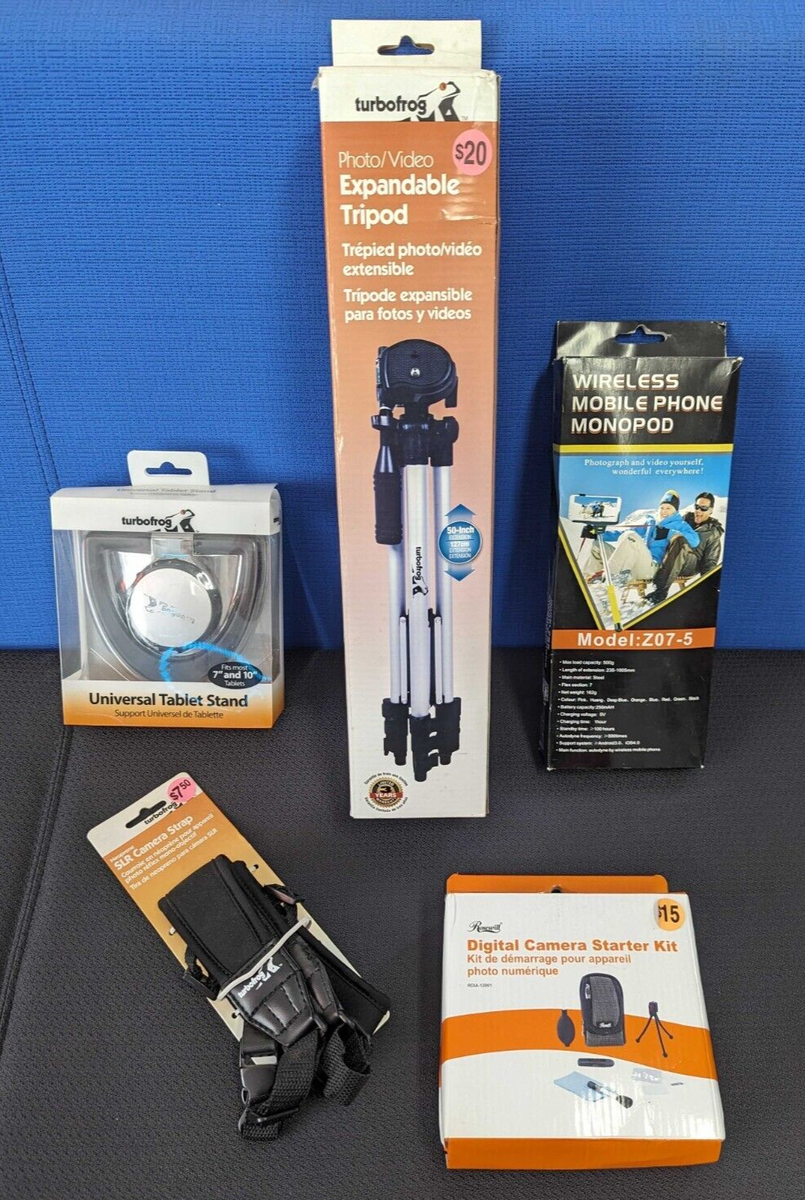 Universal Camera Phone Stand Selfie Stick Accessories Lot New in