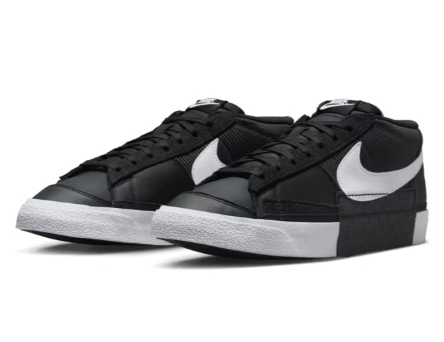 blazers low black