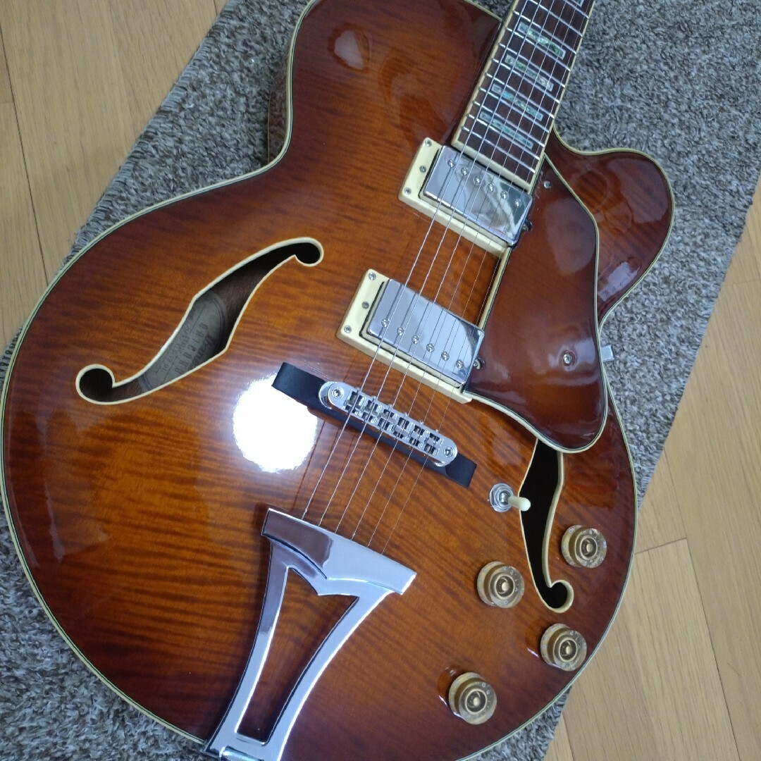 アイバニーズ フルアコAF85 Acoustic Electric Guitar Ibanez AF-85 Sunburst Hollow Body