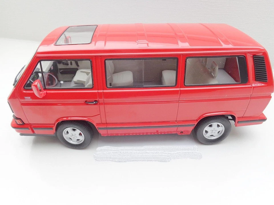 Volkswagen VW T3 B Multivan 1:18 Kk Scala Rosso Ultima Edizione Limitata - Immagine 2 di 4
