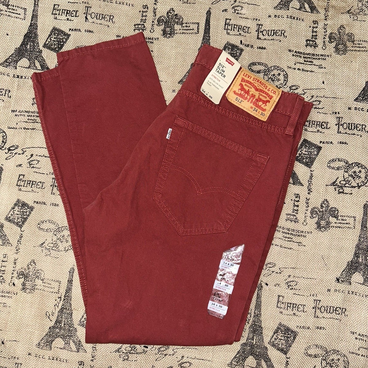 Levi Strauss and Co. NWT! 501XX Dark Red Levi's Original Levi Strauss and Co. NWT! 501XX Dark Red Levi's Original