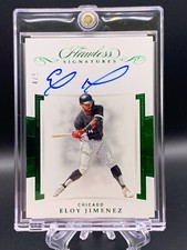 2020 ELOY JIMENEZ Panini Flawless Signatures /5 White Sox SSP ON CARD