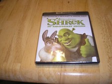 Shrek 20th Anniversary Edition 4K UHD Blu-ray New/Sealed Free US Shipping