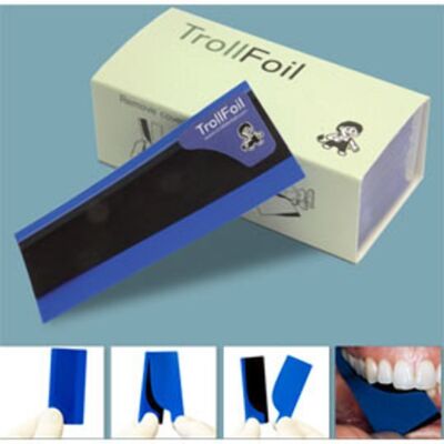 TrollFoil Double Sided Blue 3'' x 0.75'' 8-Micron 500/Bx
