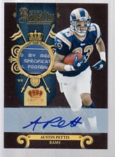 2011 Crown Royale Auto Laundry Tag Logo Patch Relic Austin Pettis RC 14/25 Boise