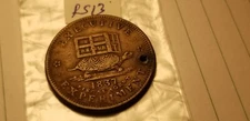 1837 USA Financial Crash Hard Times Rare Illustrious Predecessor Token Idr2.
