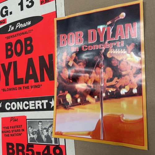 Vintage BOB DYLAN 1996 Tour Poster Star Pavilion Hershey Park + ‘02 Program LOT - Picture 6 of 12