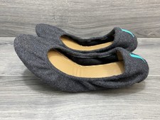 Tieks by Gavrieli Foldable Scrunch Ballet Flats Size 8 M Vegan Greystone Wool