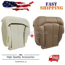 For 1999-2002 Chevy Silverado Driver Bottom Seat Cover Foam Cushion Med Tan For 1999-2002 Chevy Silverado Driver Bottom Seat Cover Foam Cushion Med Tan