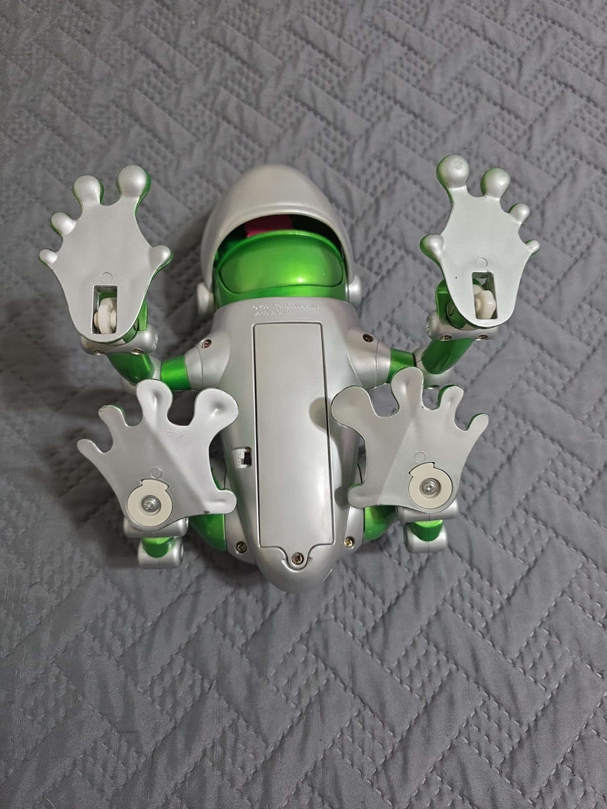 2001 Trendmasters Boss Frog Robo-Ribbit Electronic Robot Pet Works No ...