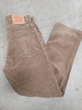 Vintage Levis 559 Corduroy Pants Mens 30x32 30x29 Brown Relaxed Straight Read
