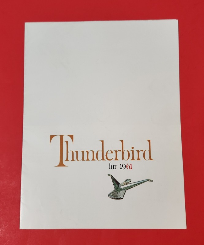 1961 Ford Thunderbird-Dealership Sales Brochure