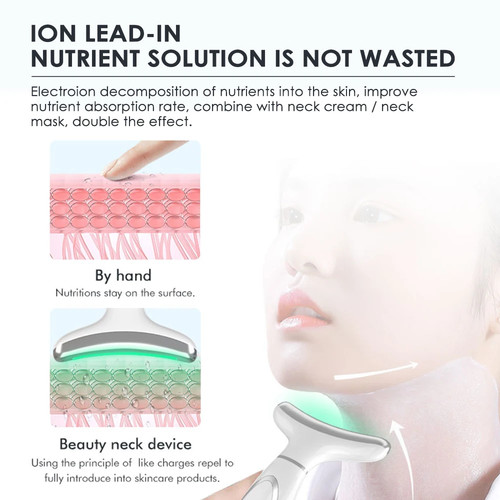 Ice Compress Neck Face Lifting Beauty Vibration Facial Firming Massage Skin Care - Picture 14 of 23