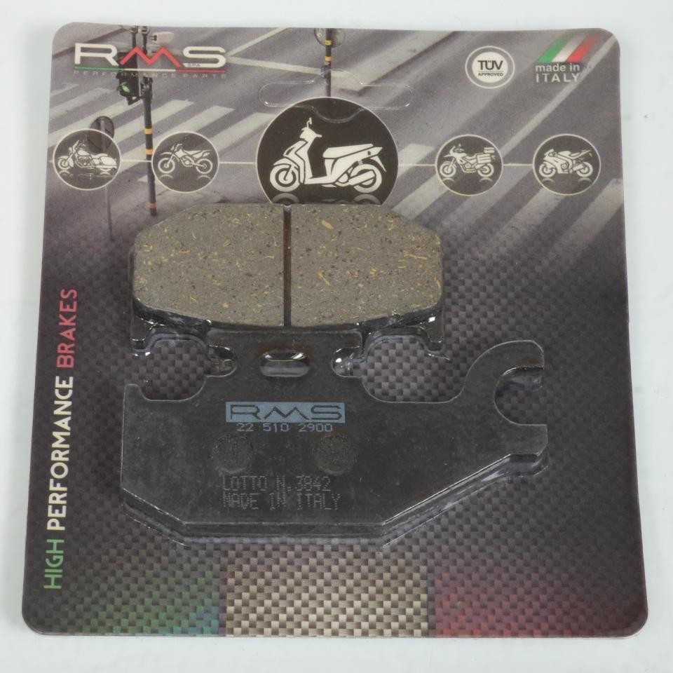 Plaquette de frein RMS Quad AL42A éliminer le sifflement au freinage avant