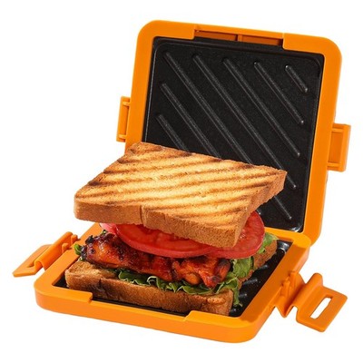 Microwave Toastie Sandwich Maker, Nonstick Plate Panini Maker, Versatile Wire...