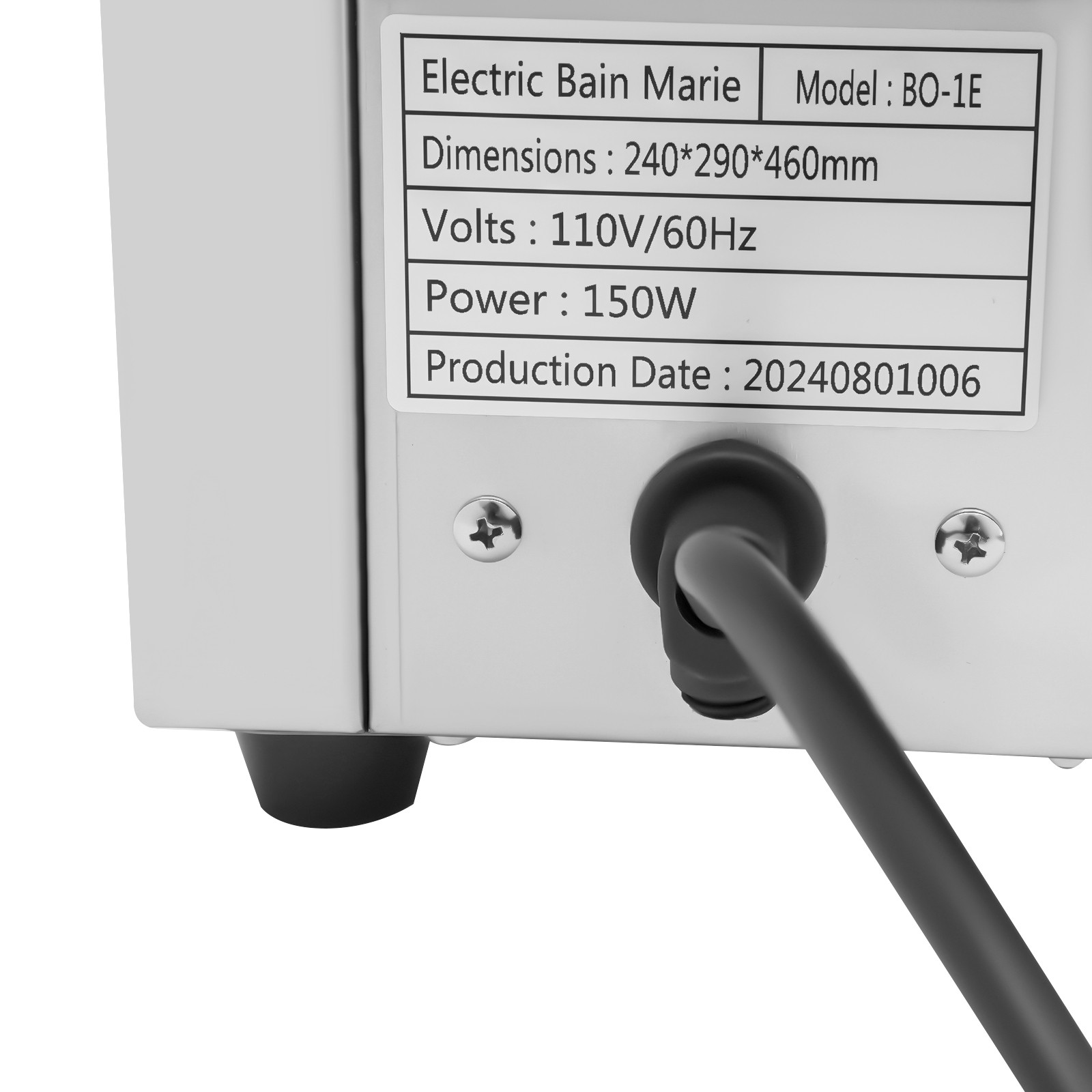 4L Electric Sauce Warmer Dispenser w/Pump, 150W Stainless Steel, 110V US Plug