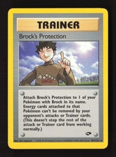 Brock's Protection 101/132 Unlimited Gym Challenge MP Pokémon TCG