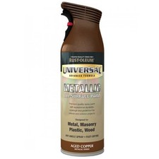 x1 Rust-Oleum Aged Copper Metallic Universal Spray Paint 400ml