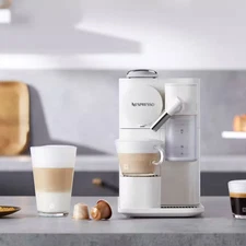 Nespresso Lattissima One Espresso Machine with Milk Frother by De'Longhi - White