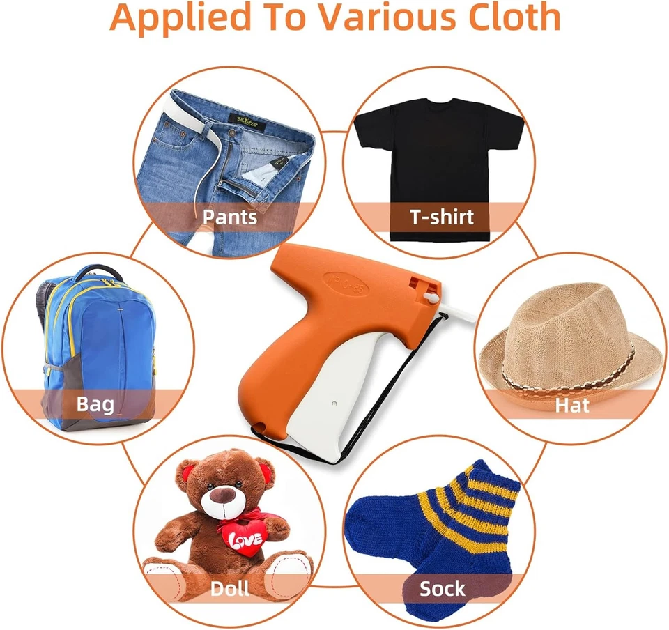 Kit de pistola de etiquetado de ropa para etiquetadora de ropa, pistola adjunta de etiqueta de precio de ropa con Foto 3 de 4