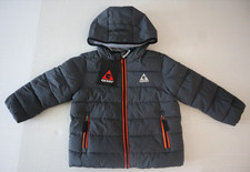 Gerry 1614511 Kids Sz 3T Iron Gray Hooded Jersey Lined Full Zip Puffer Jacket